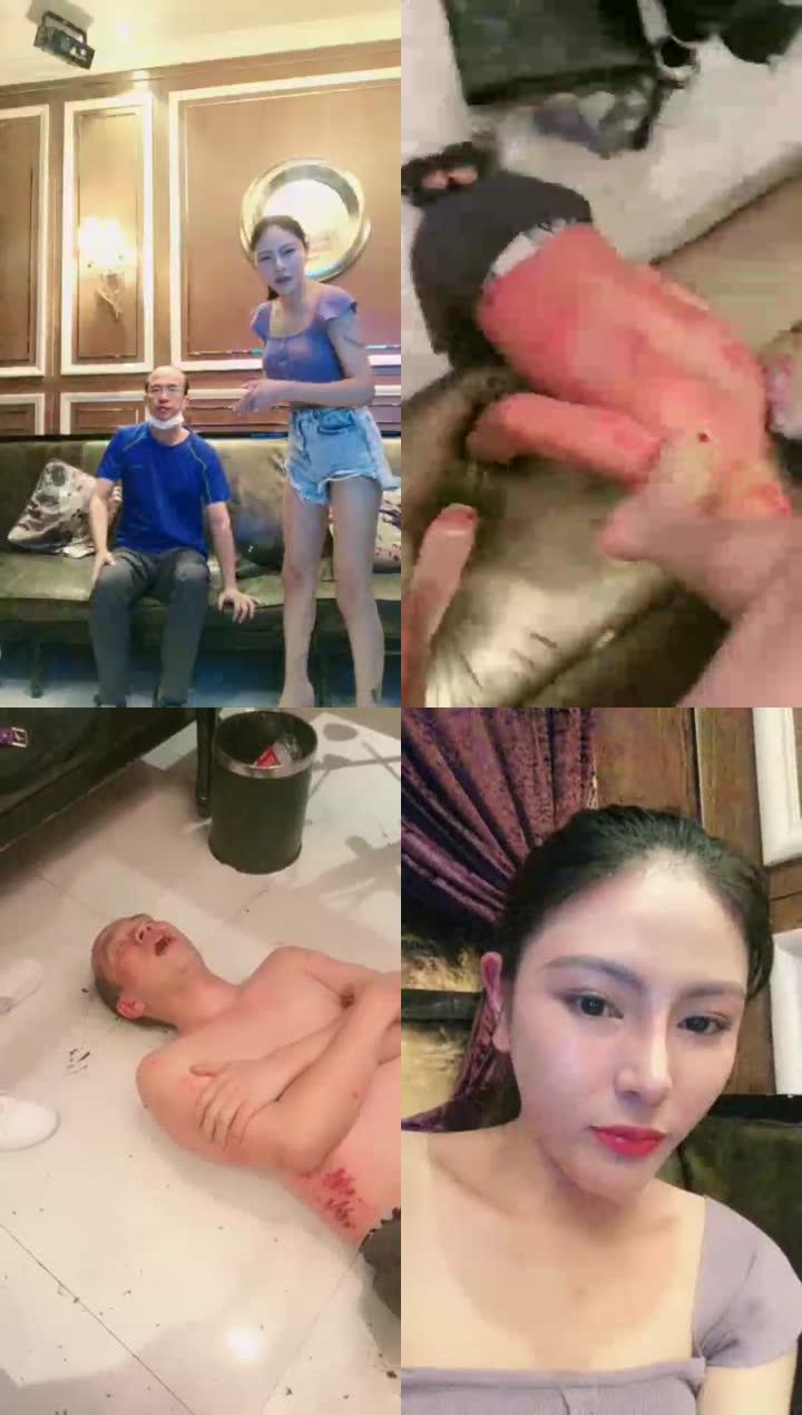 【诺曦】双S在KTV暴打小贱狗 吃呕吐物 KTV到户外遛狗 到酒店虐狗 官方已删）