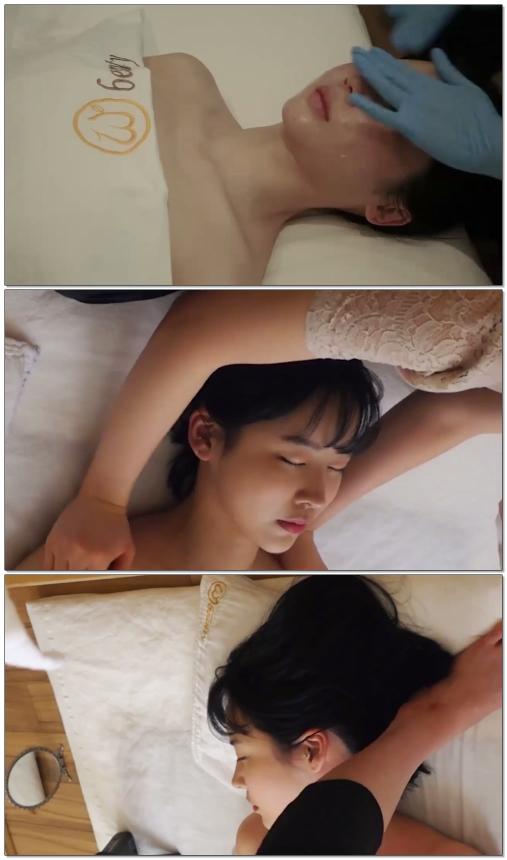 【未知女主】真实美容师用脚给女顾客护肤