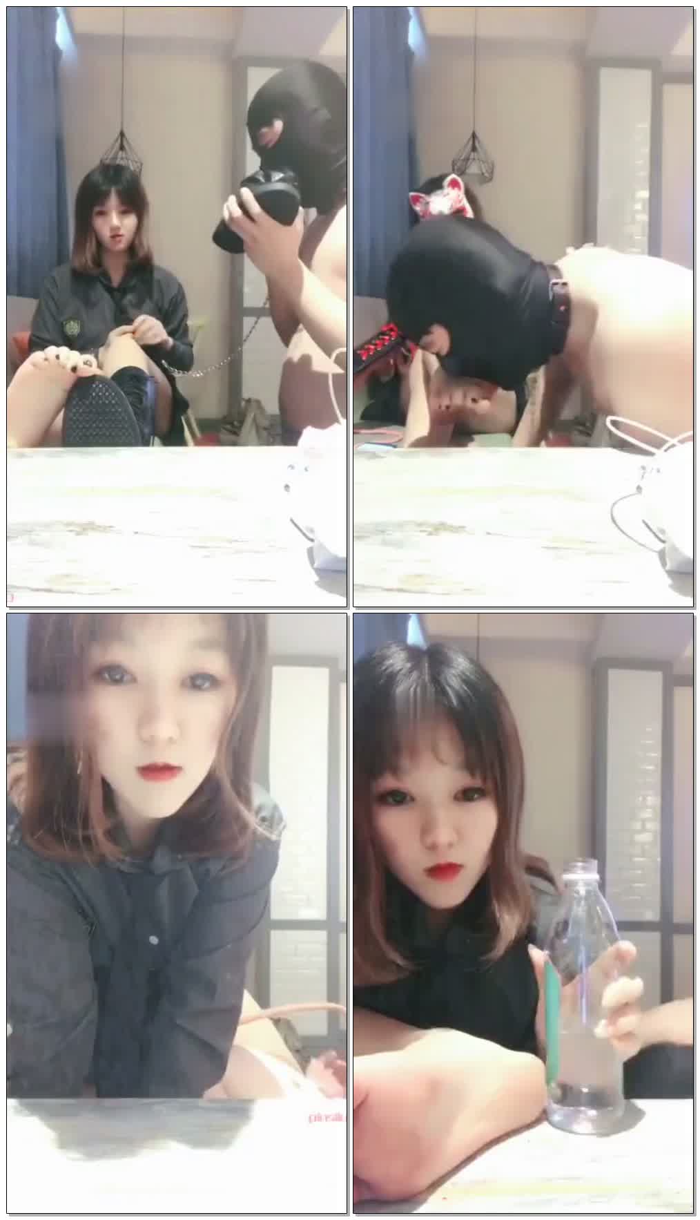 【阮甜S】学生小姐姐调狗圣水
