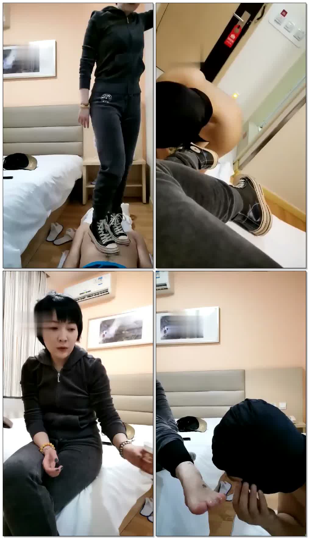 【yingsu】素人帆布鞋棉袜虐狗