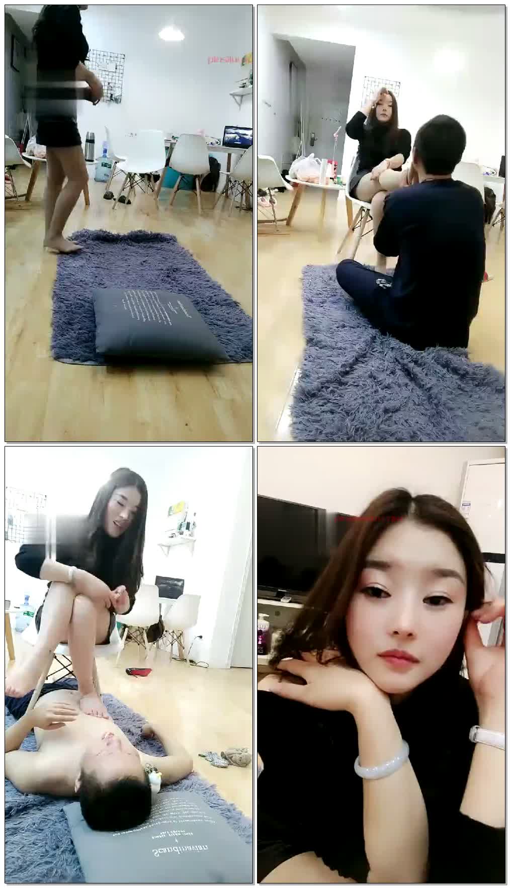 【仙儿女王】心情不好花式调教圈养奴