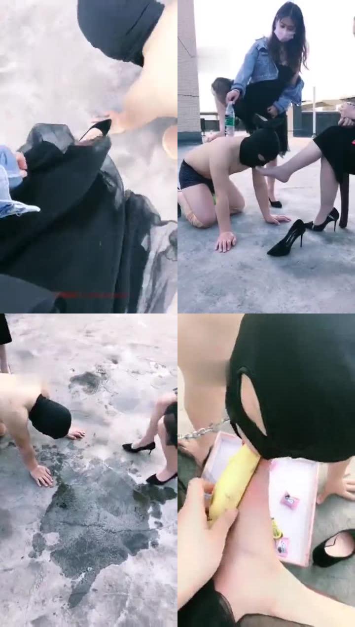 【糖糖&小姨】双S白天户外圣水各种羞辱玩弄