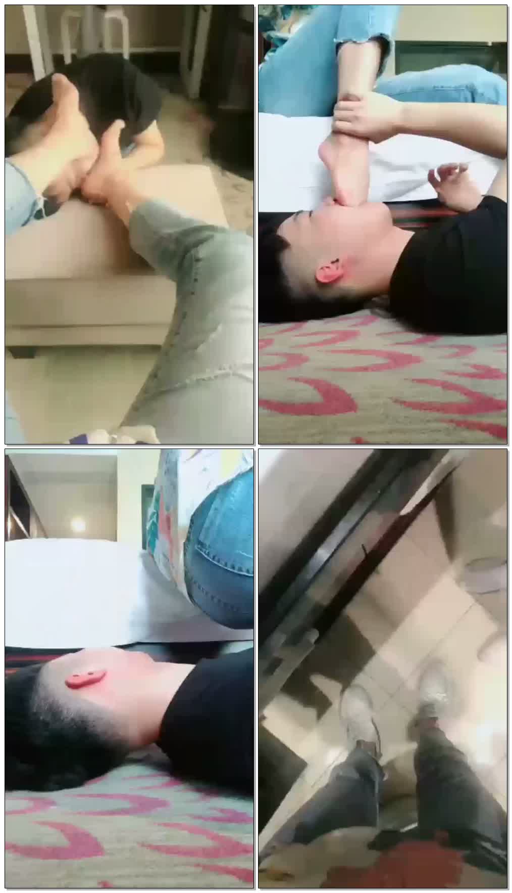 【曳摇】小江伺候我舔脚专场