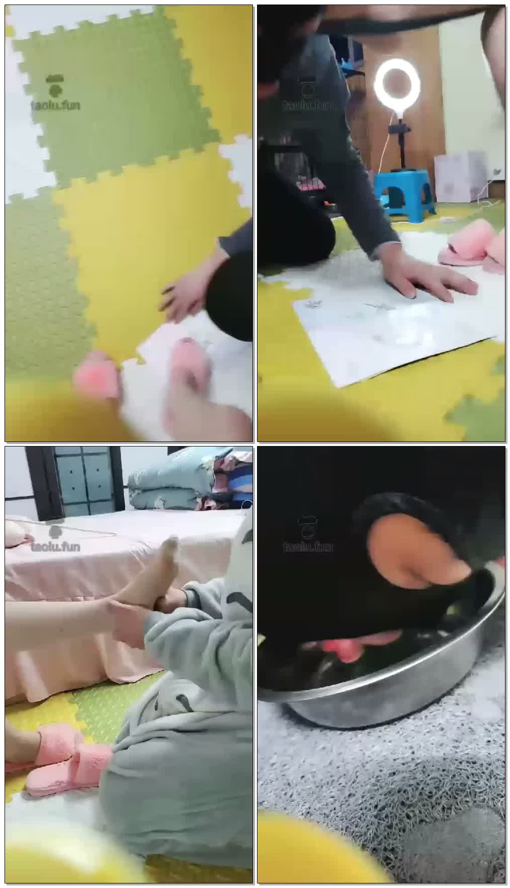 【Lisa宝宝】圈养模式踩踏喂食,强迫圣水