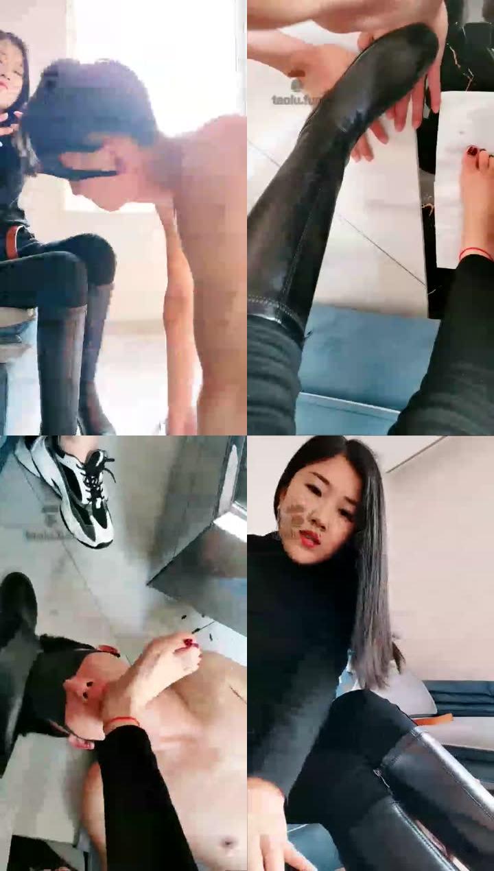 【久儿女王】皮靴Tj大贱狗
