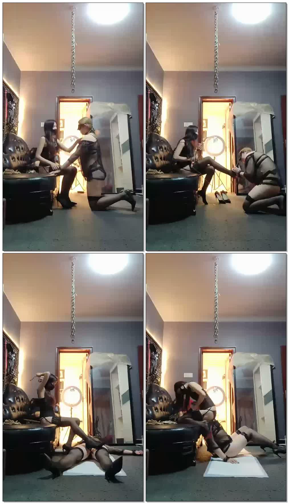 【圣蒂祖宗的母狗】盟主调教骚母狗蓝狐