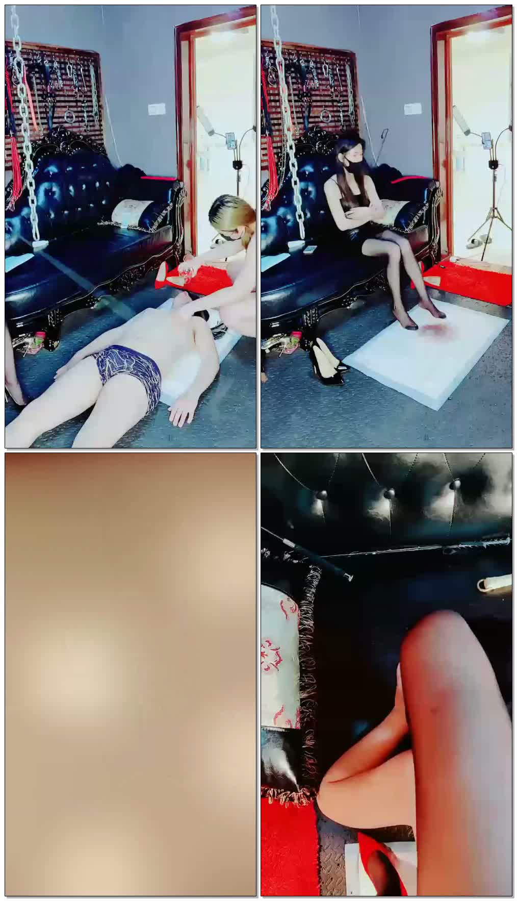 【圣蒂祖宗的母狗】奴下奴爆菊圣水调教