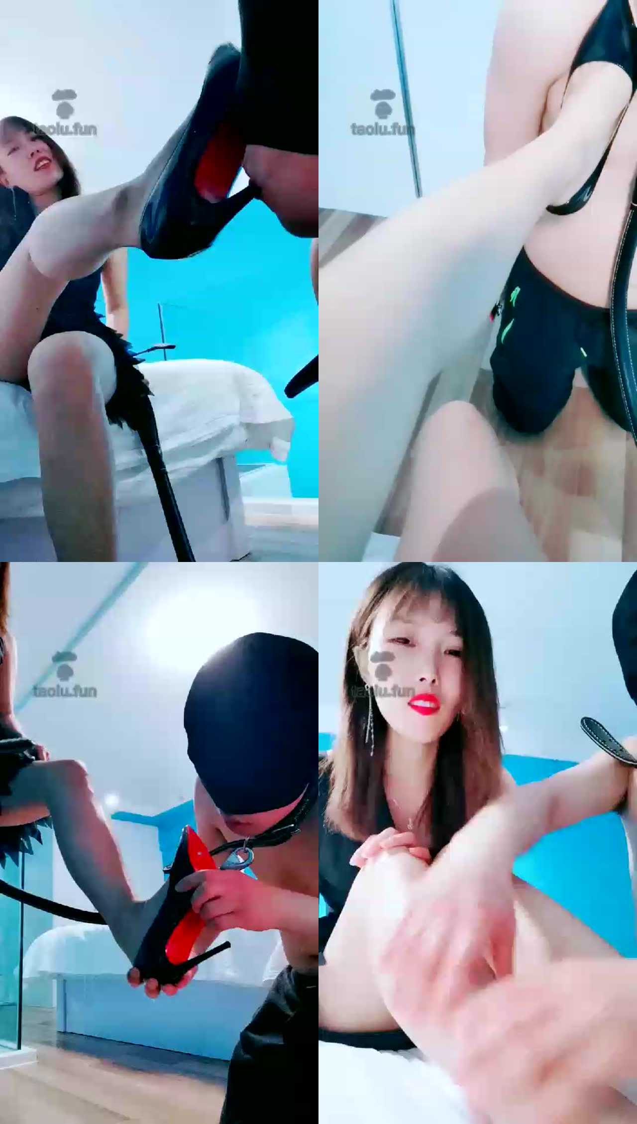 【心竹】调不听话的狗，舔鞋，舔脚，耳光，SP