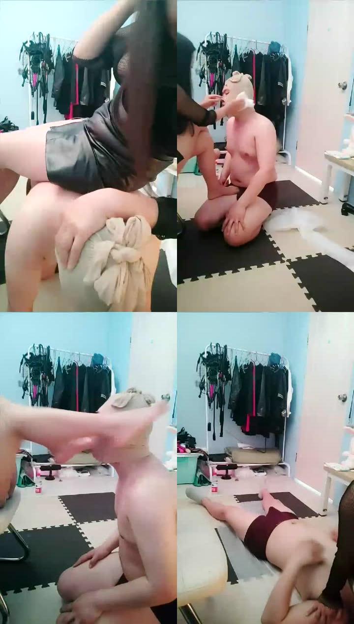 【琪琪】舔脚，虐乳，坐脸