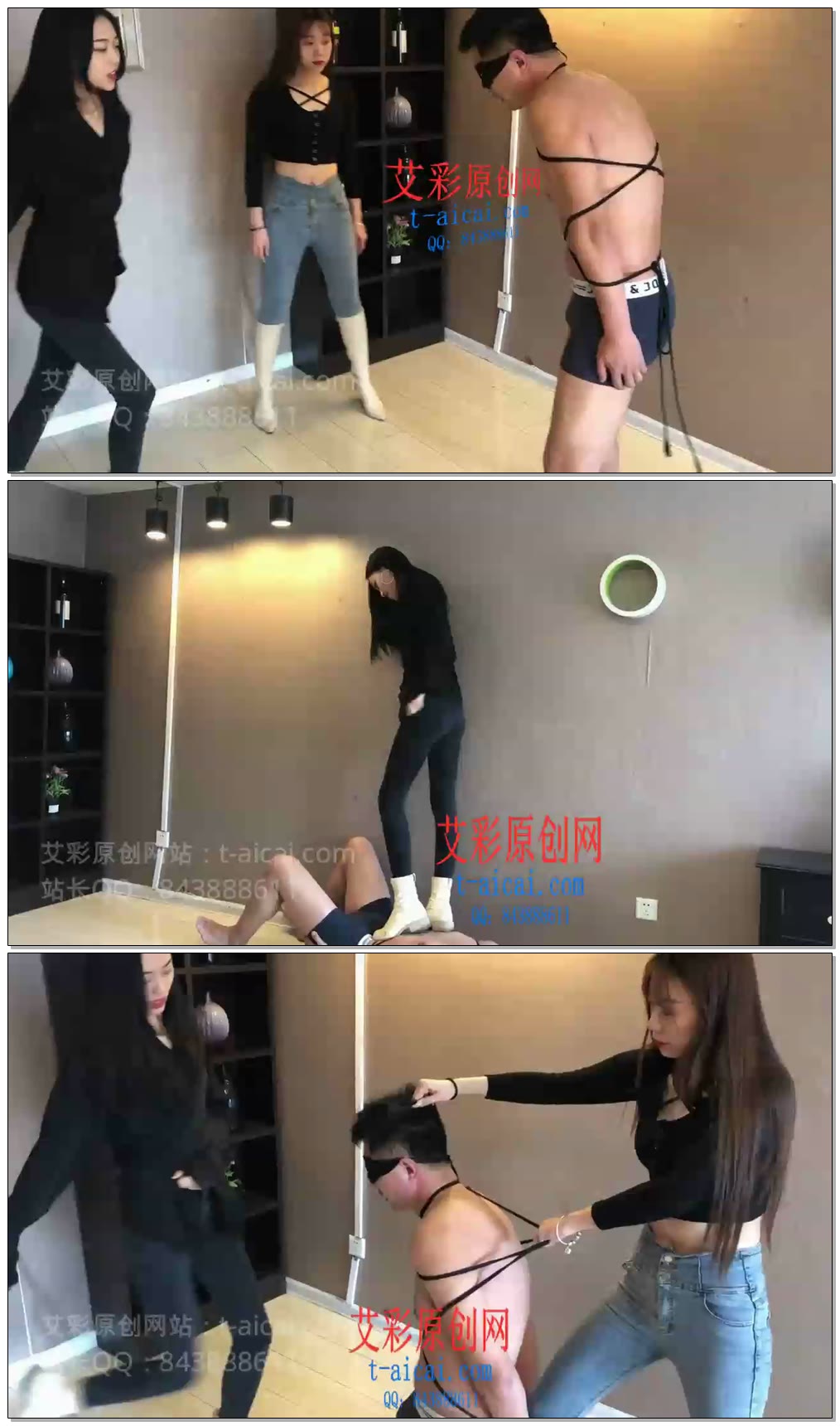 【碎蛋娇娃】欢度五一巨献-白靴女王残酷调教