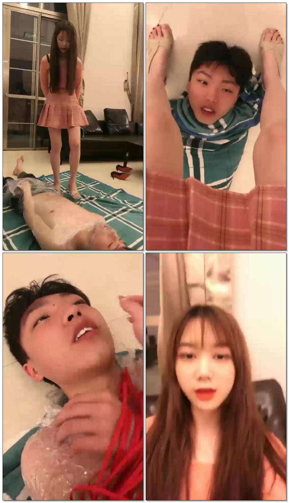 【郡主小S】保鲜膜窒息做脸口水加羞辱