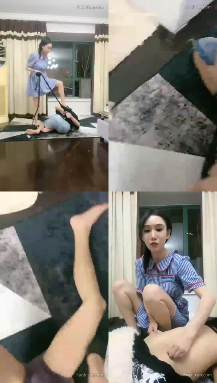 【伊茜】捆着虐求饶也没用了，粗口羞辱，下手黑。各种爽
