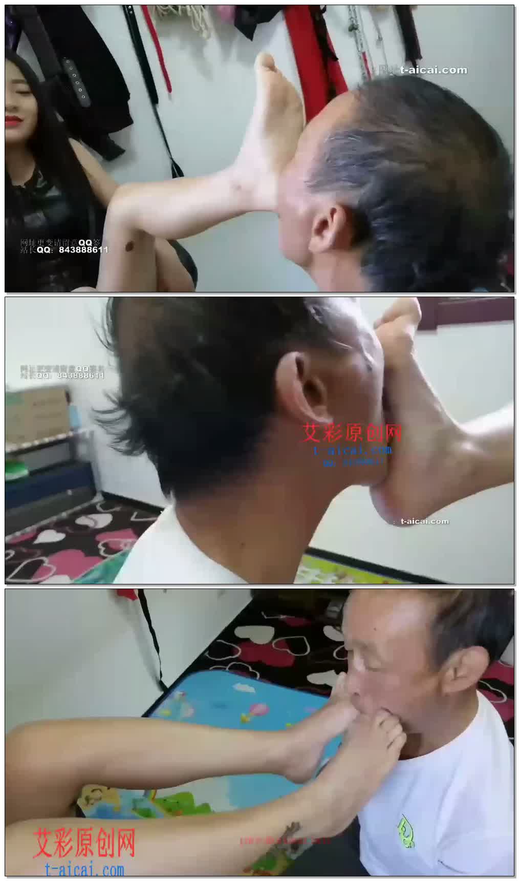 【傲视之巅·欣】老奴狂舔欣女王玉足