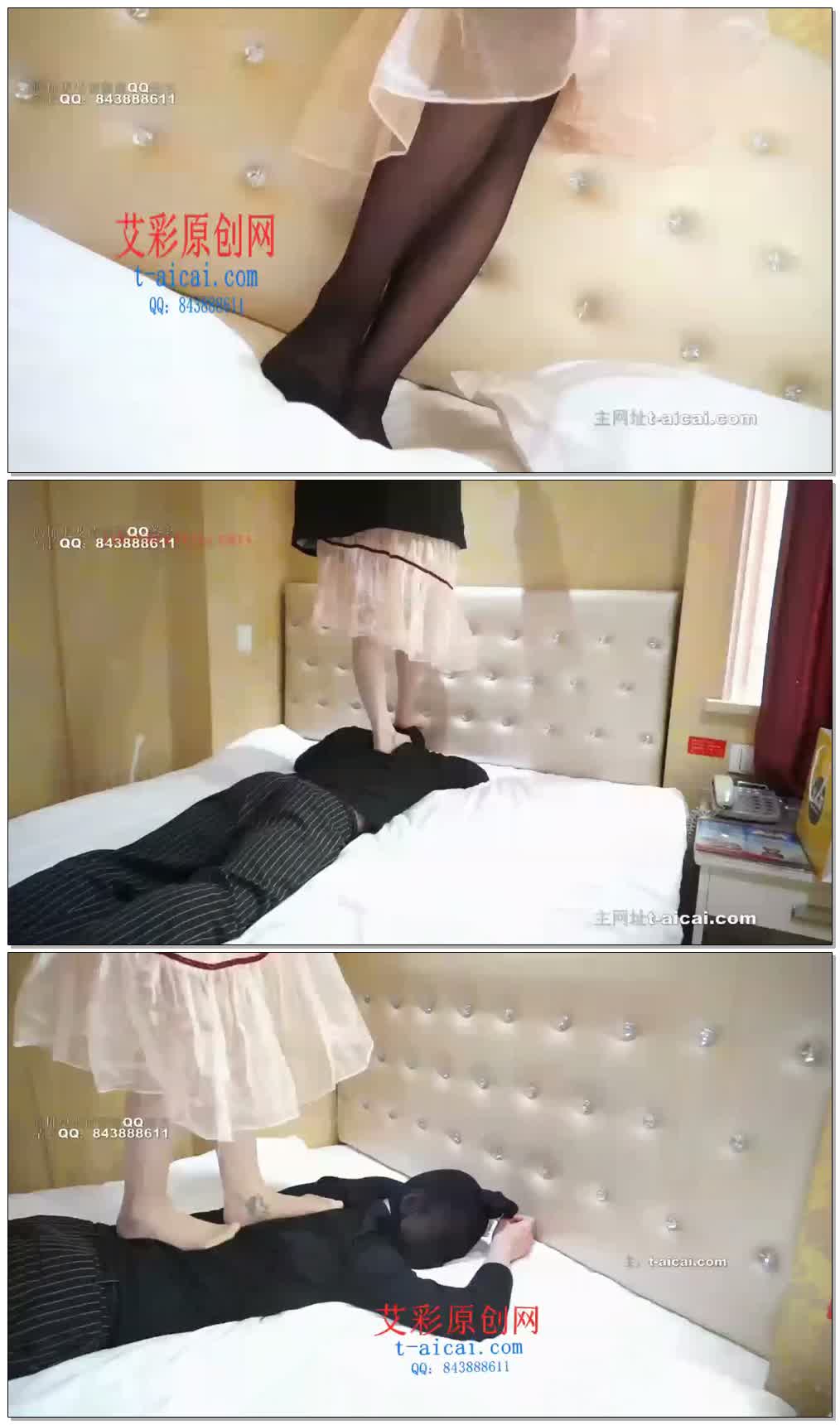 【黑丝诱惑】舞蹈演员晓晓的黑丝肉丝诱惑踩踏