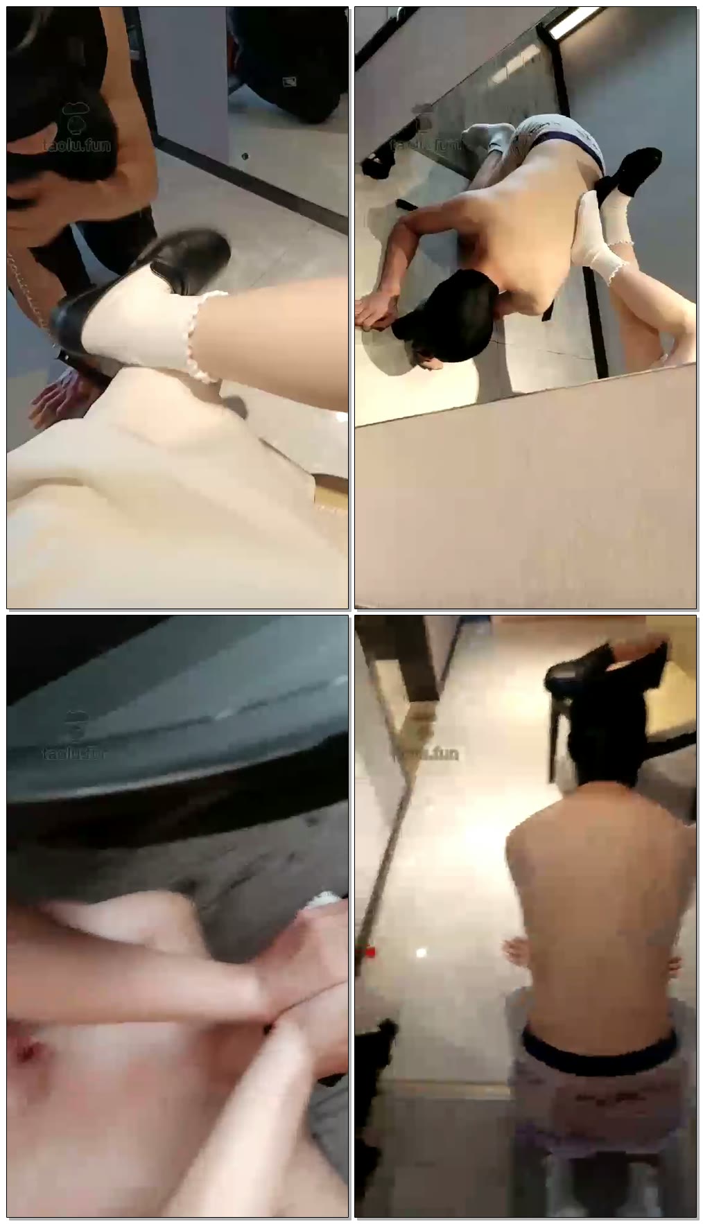【哈宝s】学生主小皮鞋白棉袜玩狗狗咯