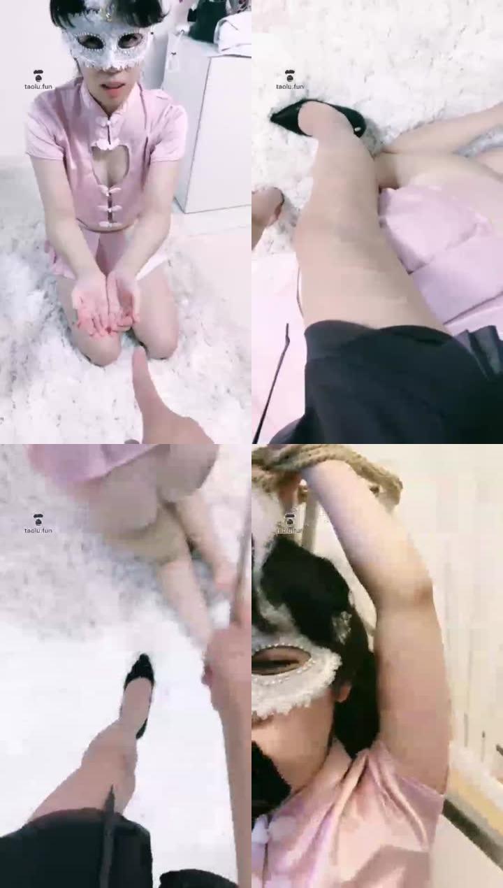 【雯主家的宝贝婳儿】深夜调教小母狗，楼梯KB，耳光，SP