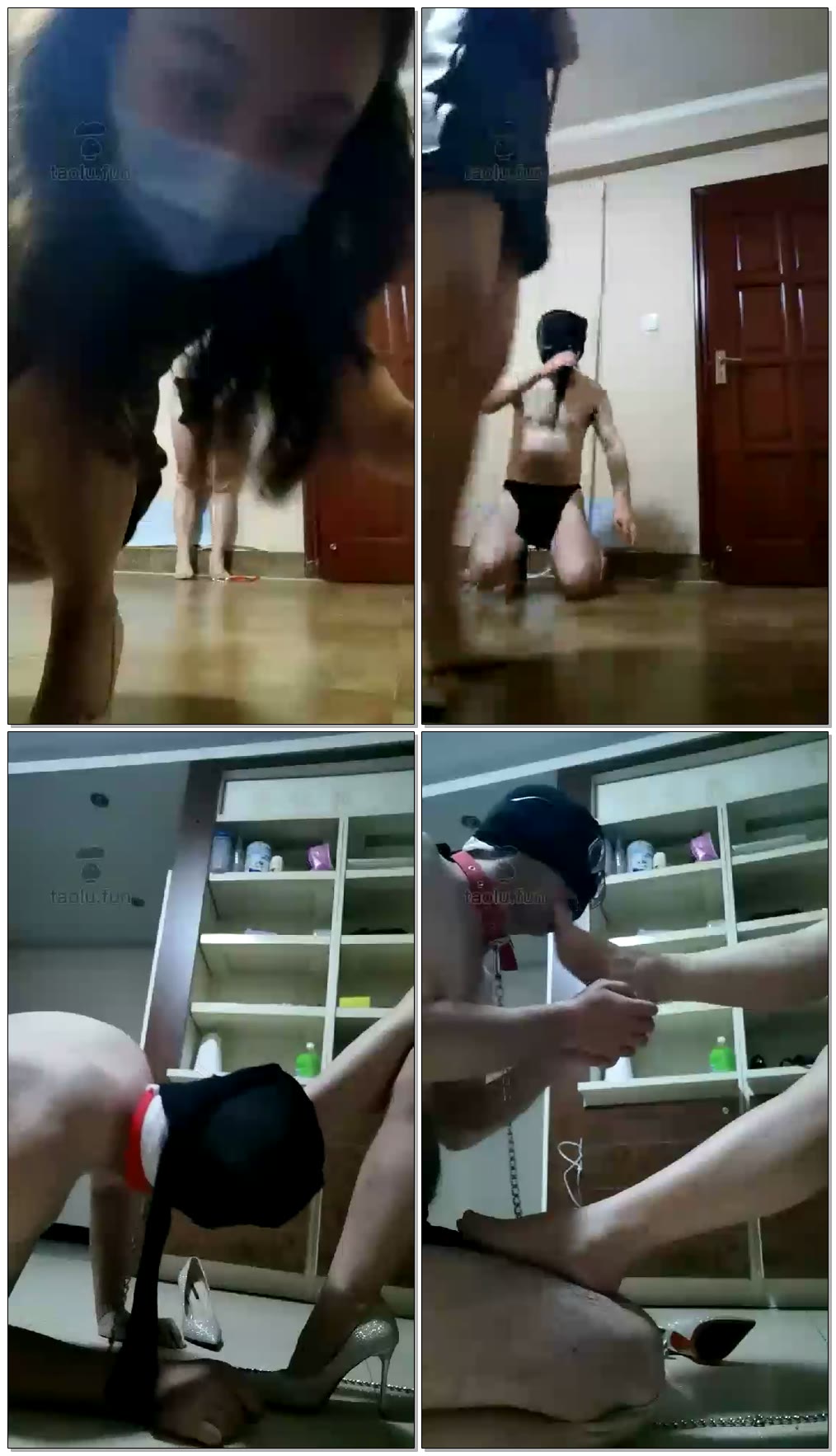 【舟舟女王】吊打完舔脚伺候