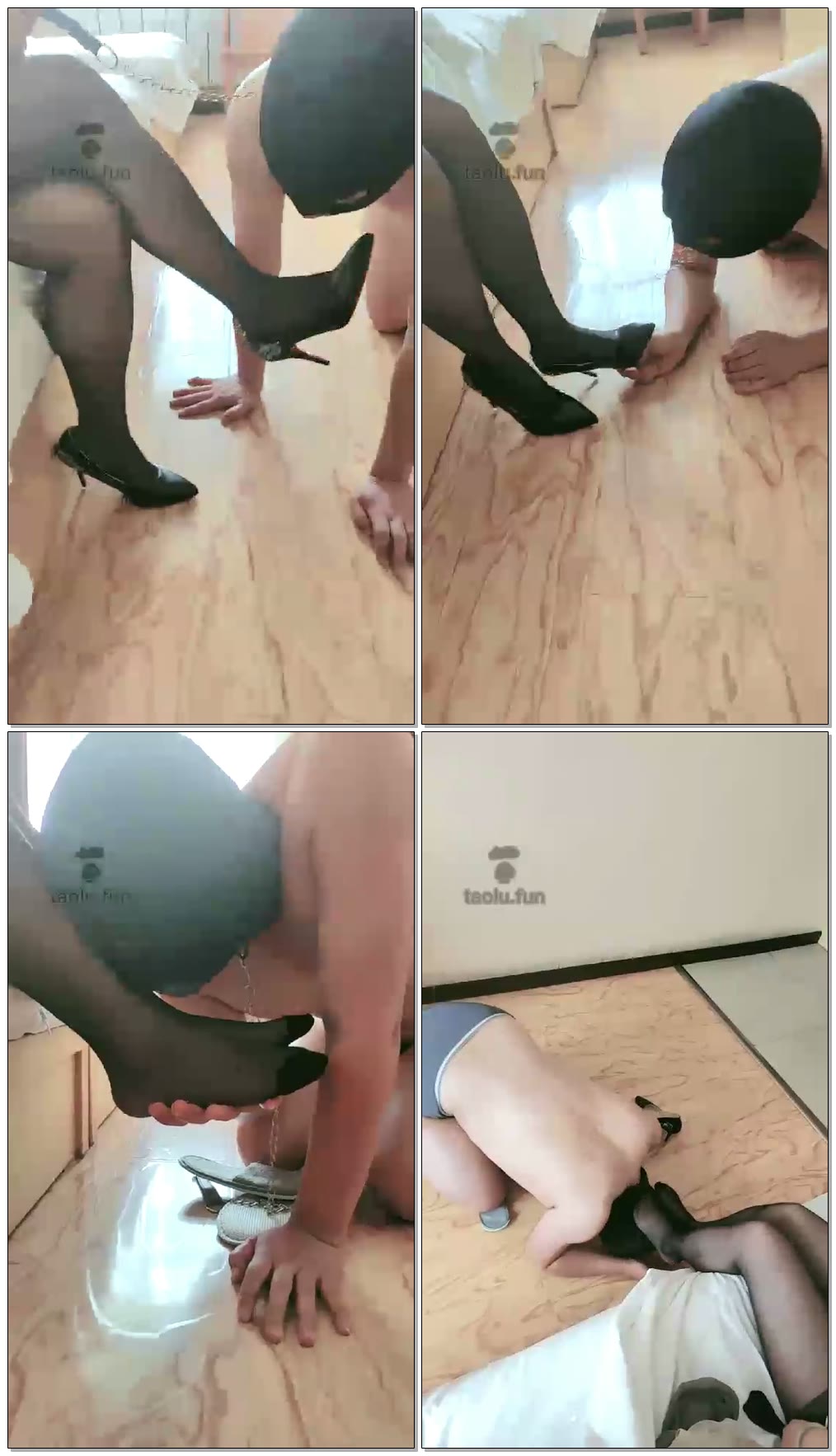 【心甜夫妻s】女主黑丝肉丝玩斯文狗狗