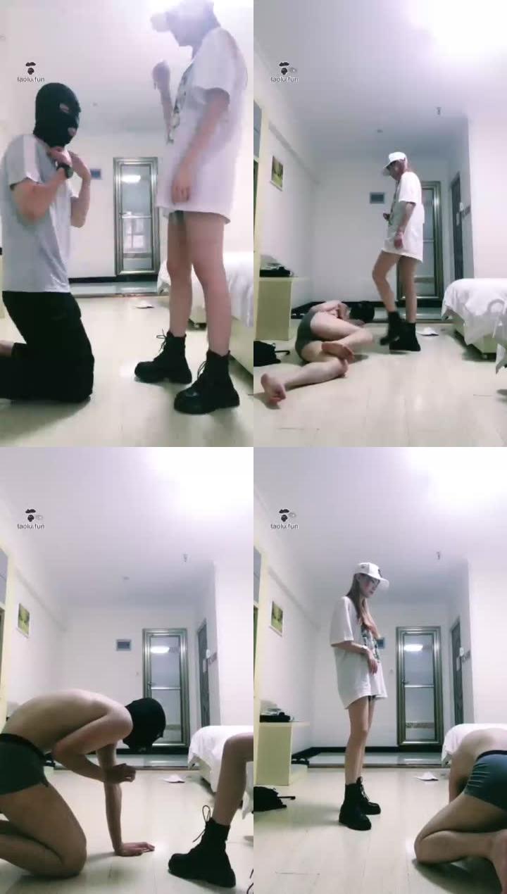 【佳佳S】超硬马丁靴踢踹素人