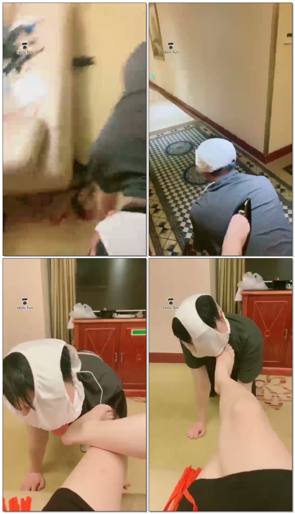 【一诺大小姐】走廊玩狗心跳加速