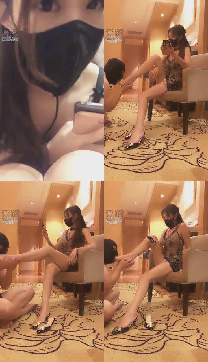【若依】舔脚教程 脚奴激吻美足舔到忘我