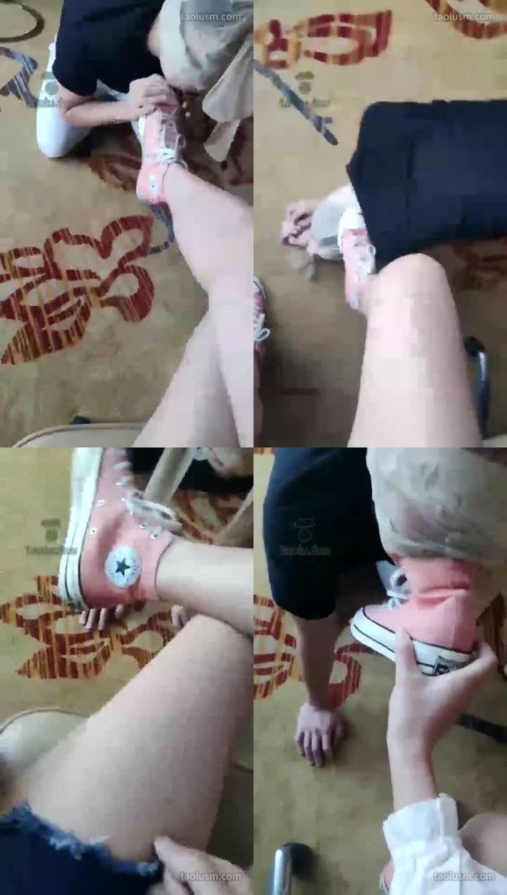 【Welldoer】内裤丝袜双重套头帆布鞋踩