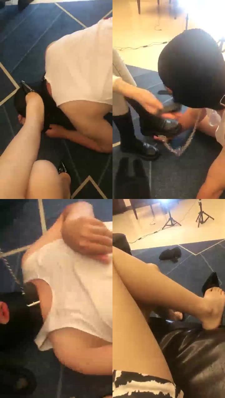 【倾倾小主】倾倾大人携手柠檬小主调教银河系第一贱狗