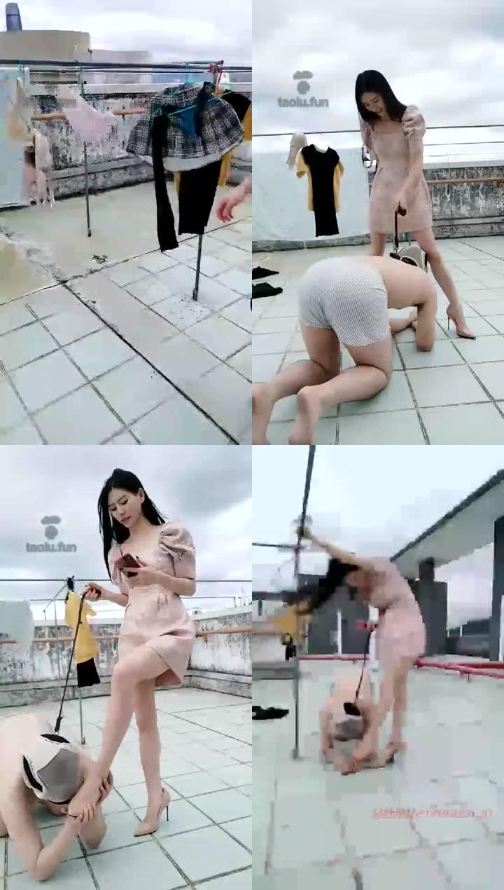 【芷晴】天台偷内衣的贼（上）