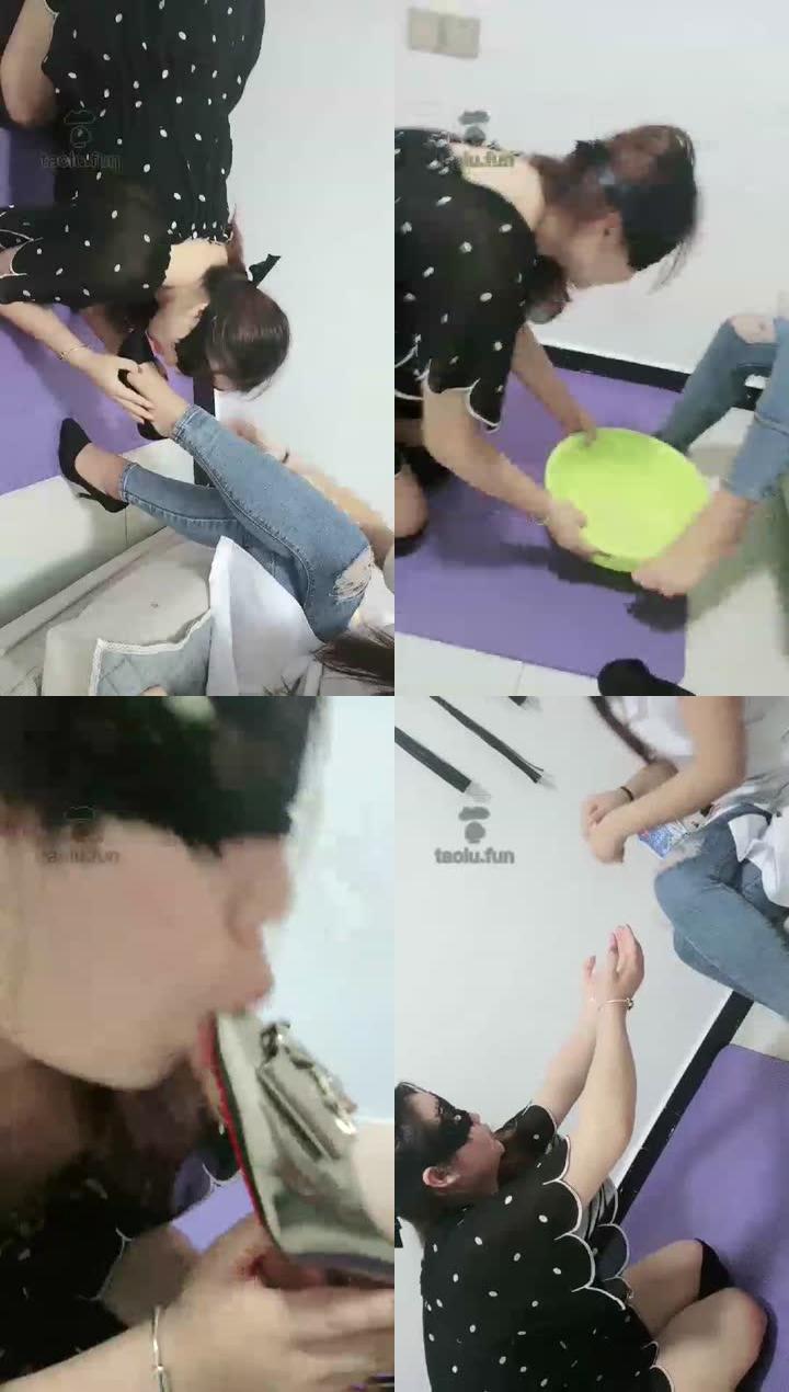 【郑州夕颜s】母gou伺候洗脚,口水咀嚼喂食