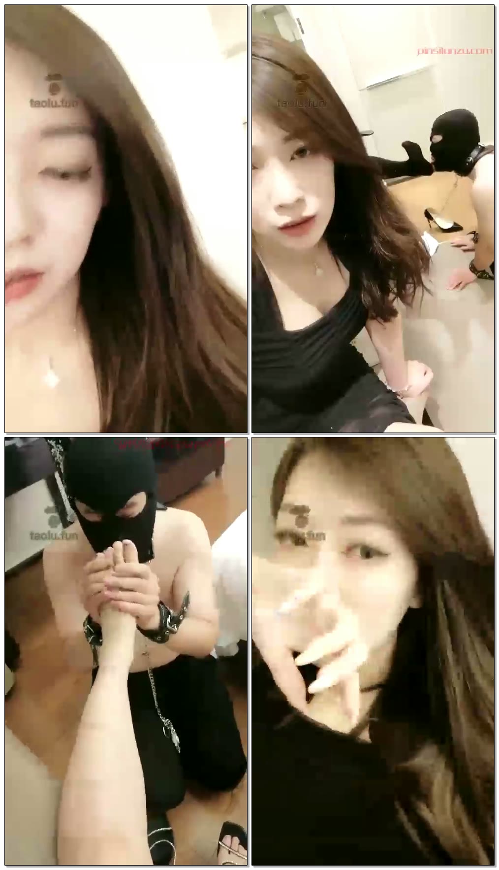 【娅黎S】服侍双女王，炸裂极致享受舔脚