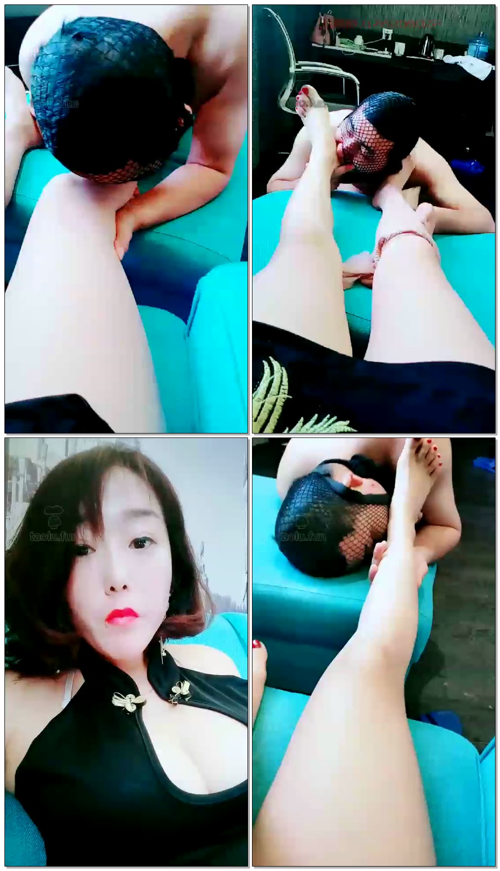 【艾丽莎】口水圣水浓痰，膜拜舔脚丫