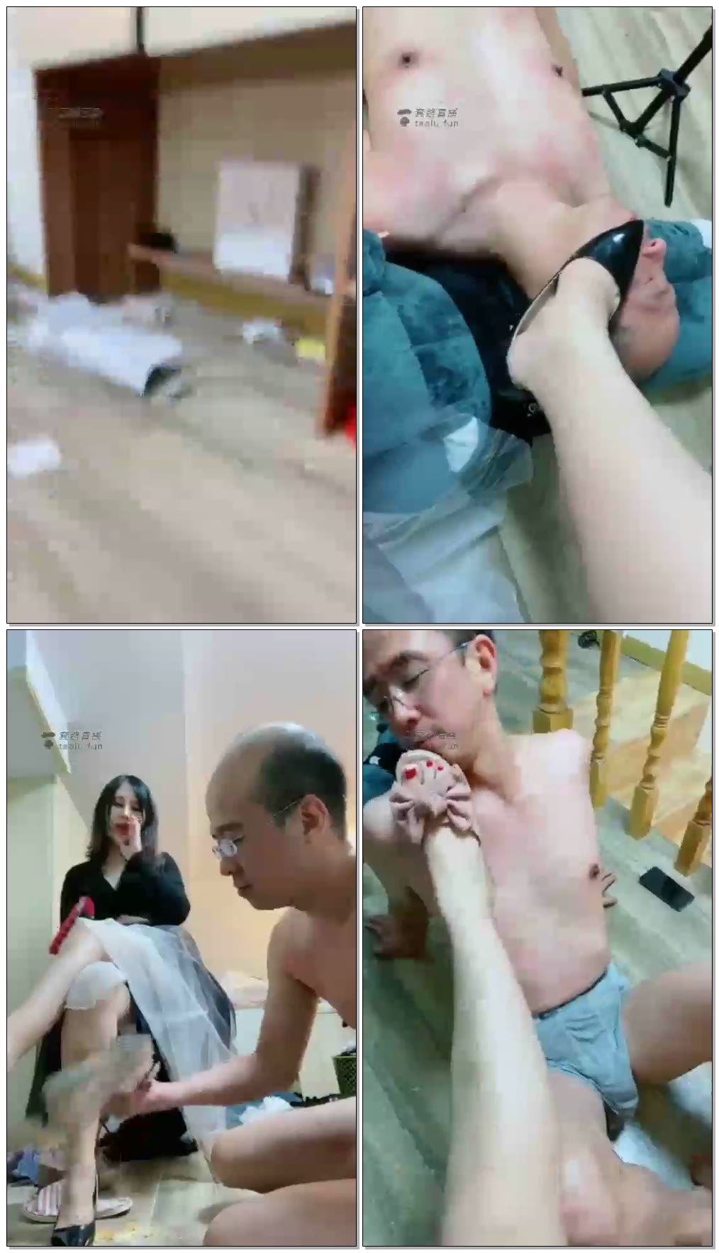 【芭比学生主】后妈惩罚系列浓痰