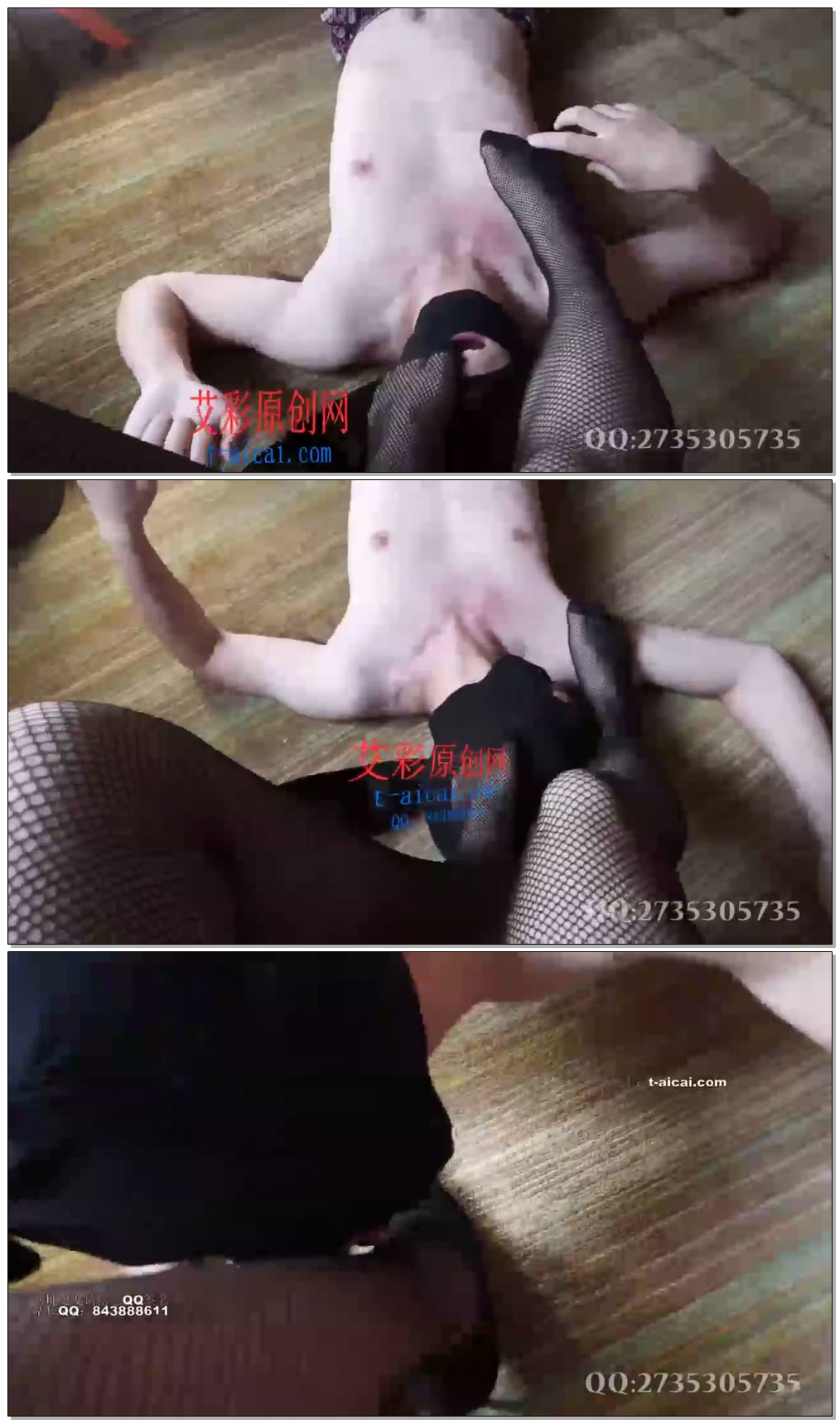 【黑丝诱惑】素女雯雯的高跟踩踏