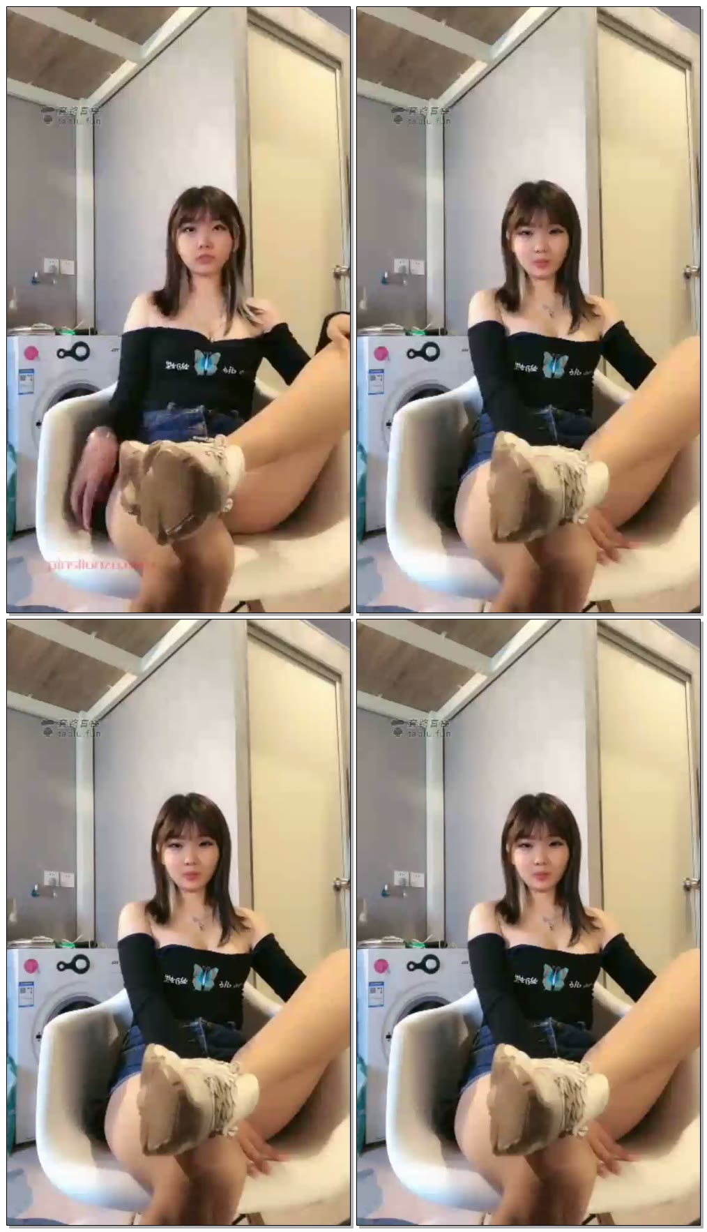 【00后清清S】第一视角-被太妹在学校女厕所欺负