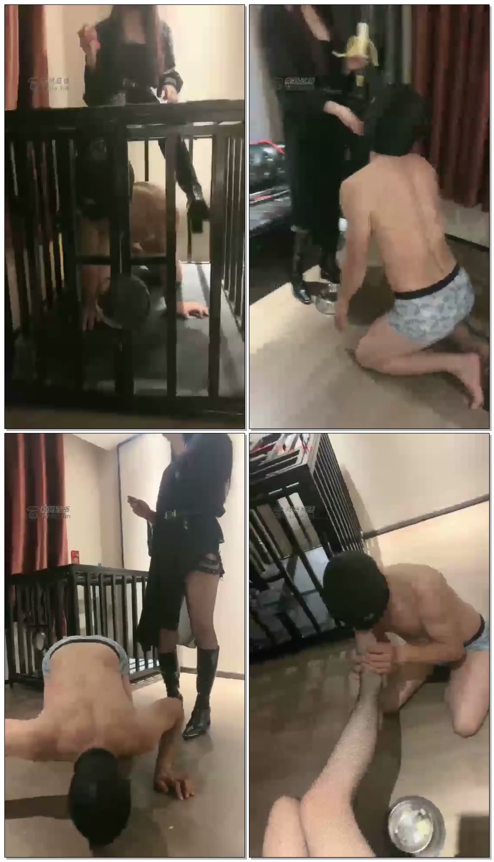 【大典S】受虐的狗子皮靴喂食
