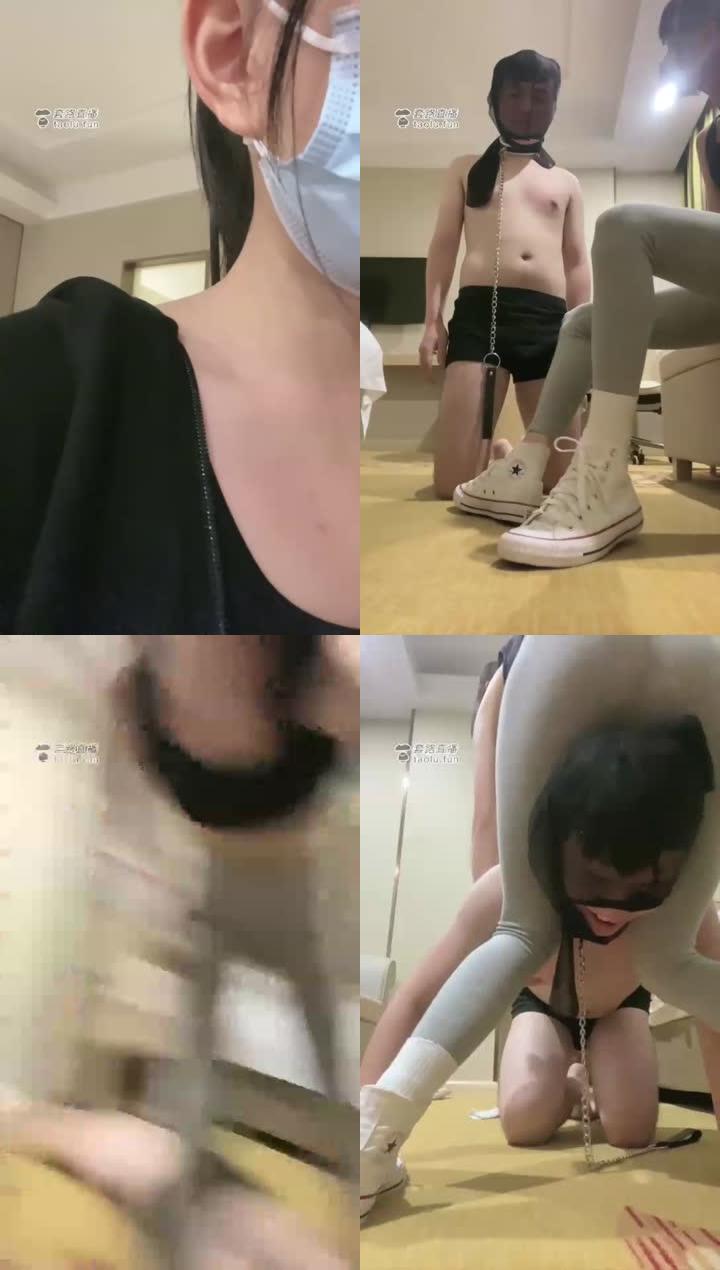 【阿月】帆布鞋调教，深喉，虐乳，鞭打，口水，圣水