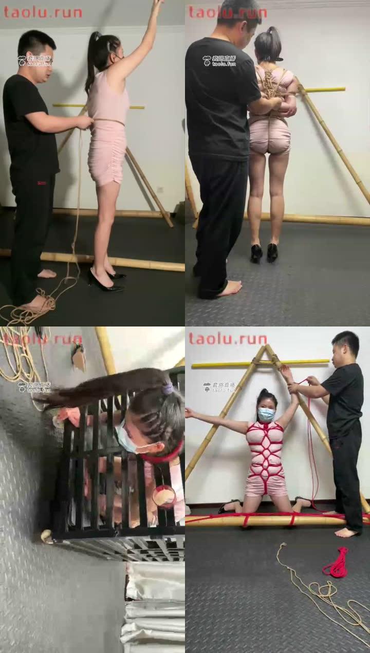 【紧缚体验室】捆绑新捕获的小姐姐