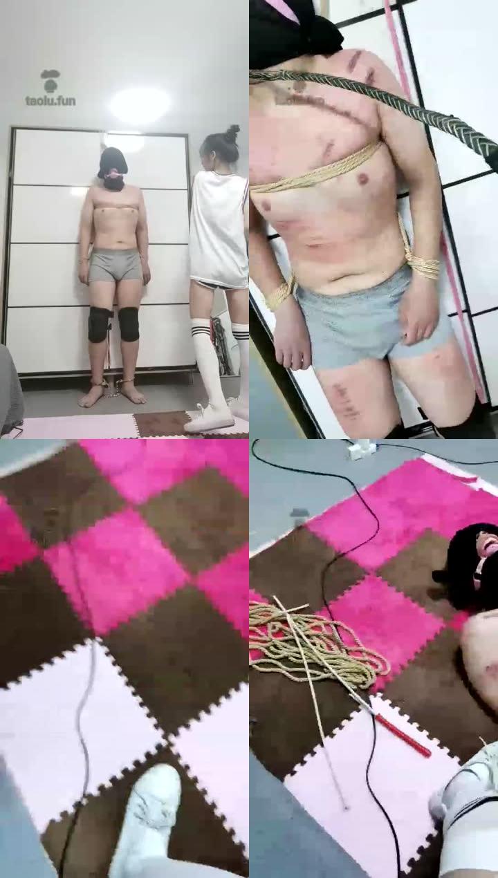 【芷晴】高清 鞭刑 踩踏轻口忽进