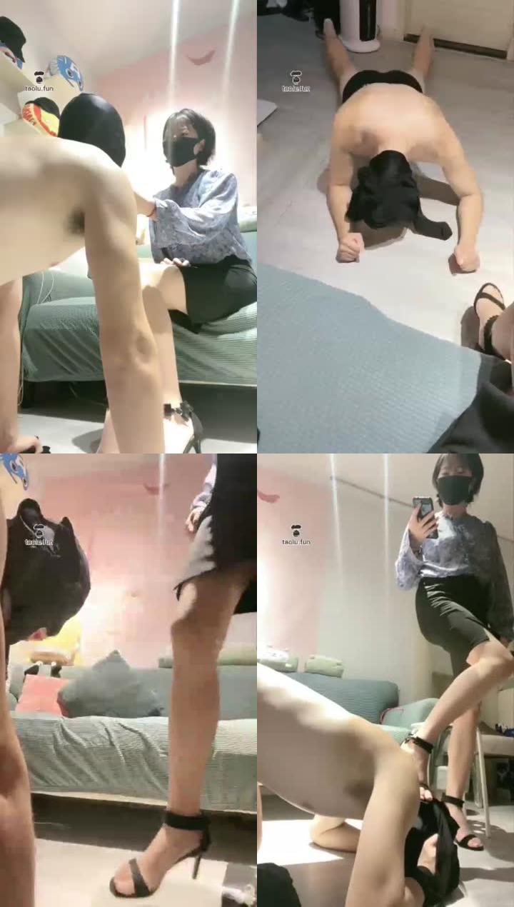 【美离子】高清 弄它踩脸舔脚