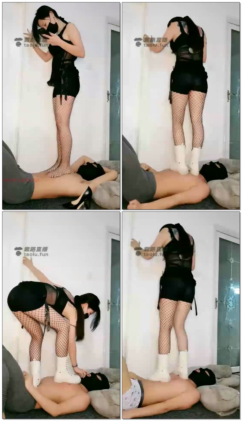 【墨云S】白靴网袜踩踏小奶狗