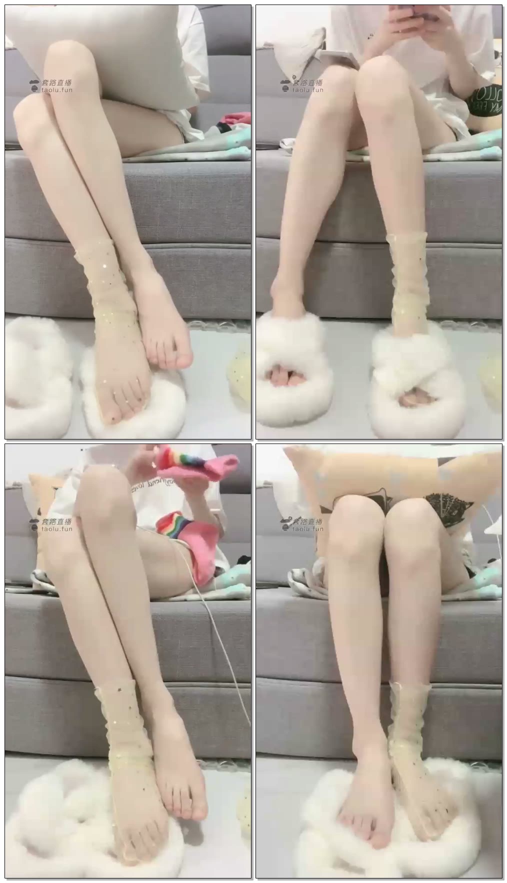 【海拉女神】第一视角香香的仙女袜，来舔
