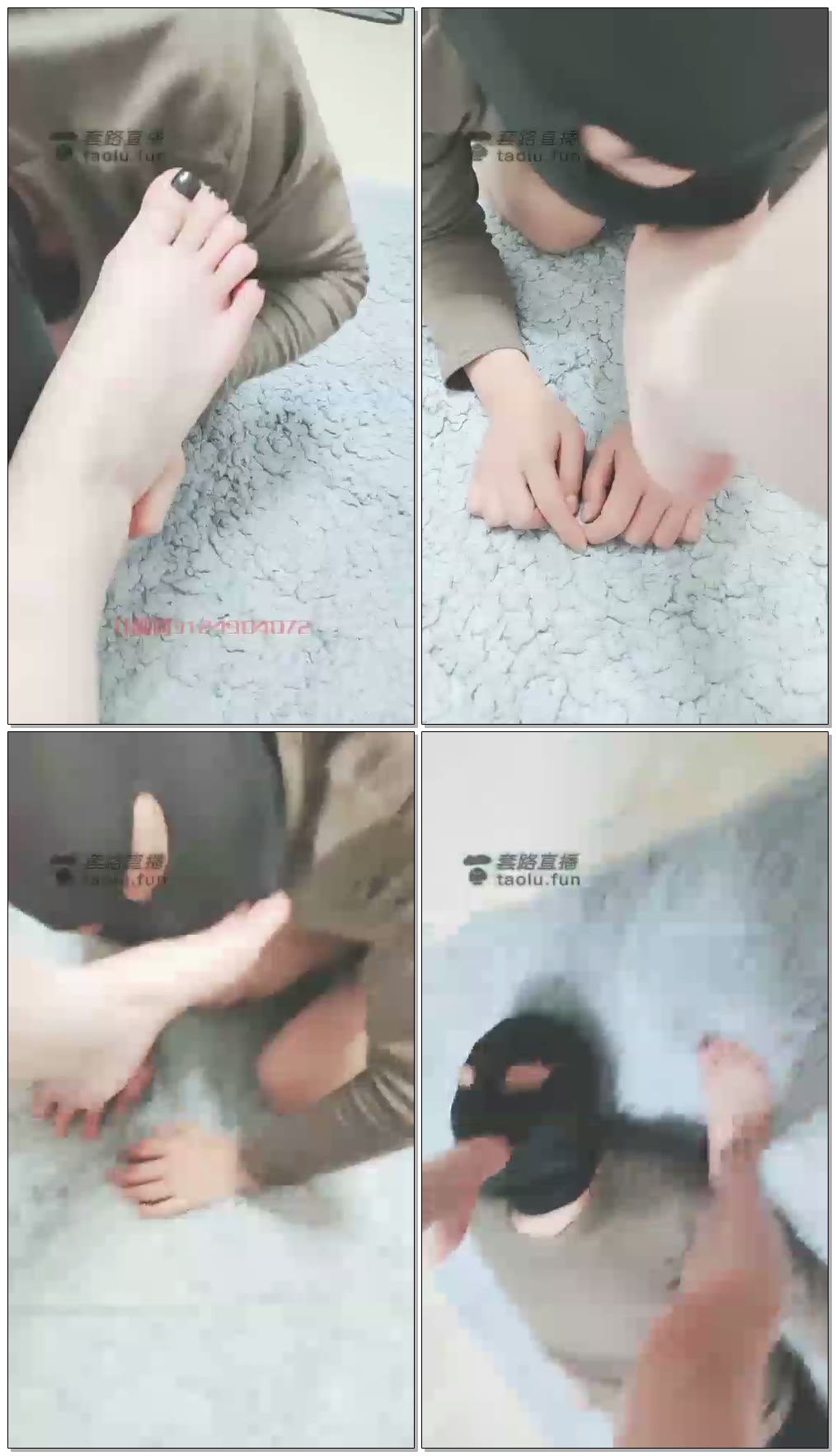 【灵竹S】主人给的舔脚福利哦