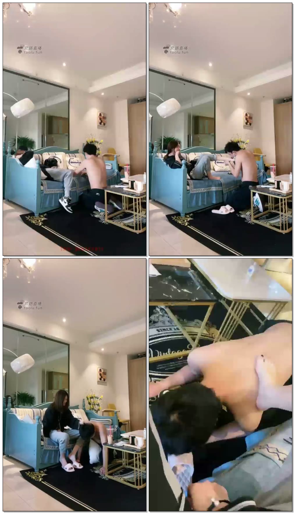 【泽安安】回家之后，家奴伺候，除臭，舔脚深喉，洗脚，钻胯