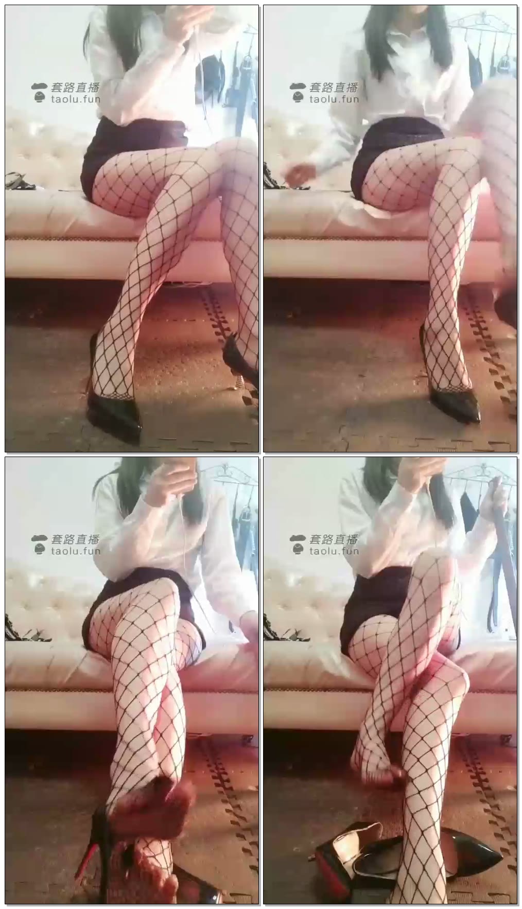 【艾拉S】听音乐，赏丝袜美腿