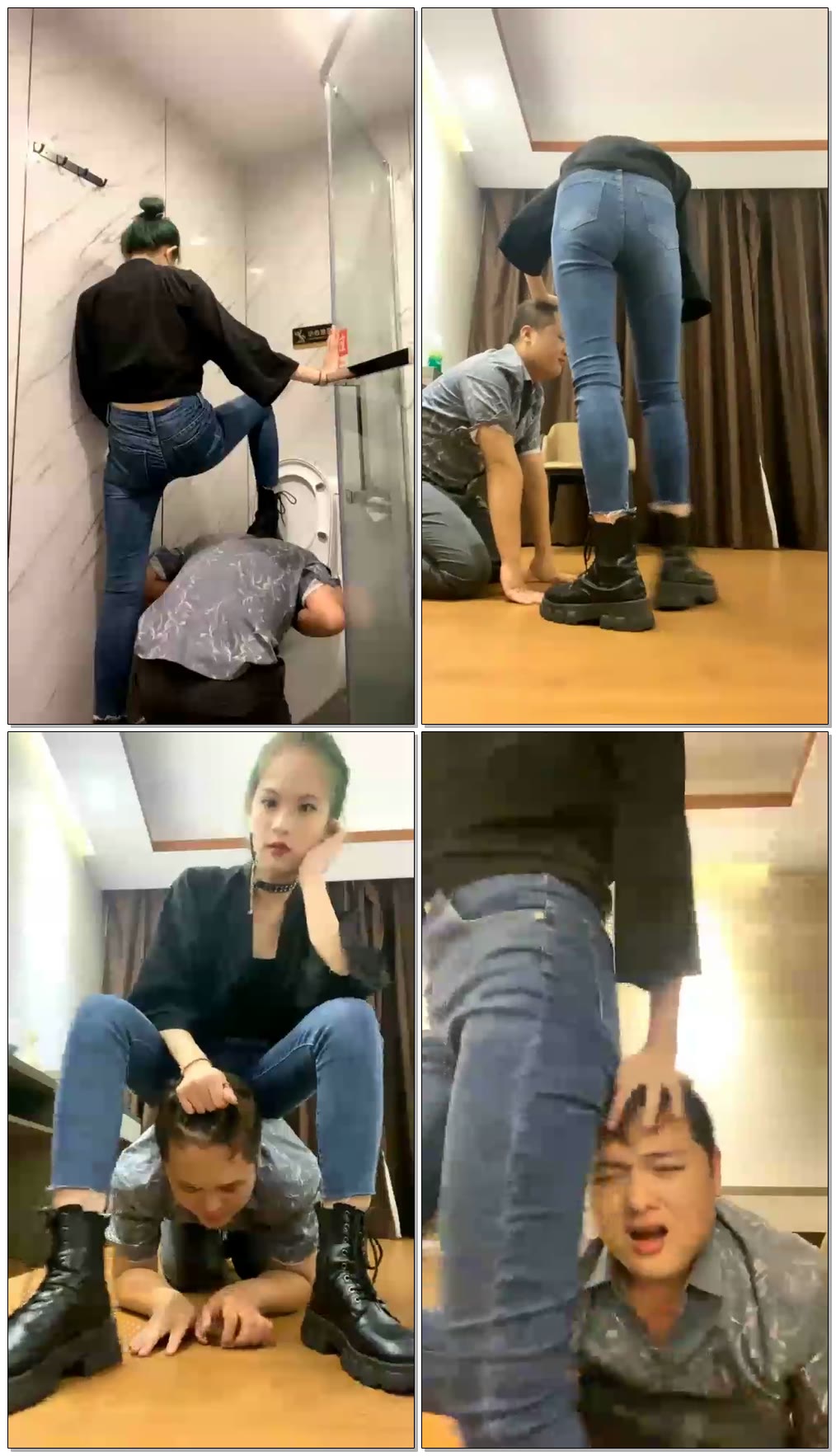 【弯弯小阿姨呀s】调教驯服马桶工做狗