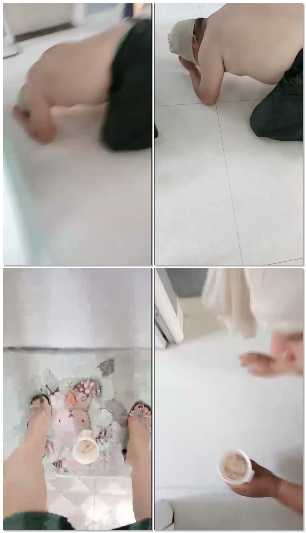 【山东灵汐S】贱狗来喝主人的圣水泡内内