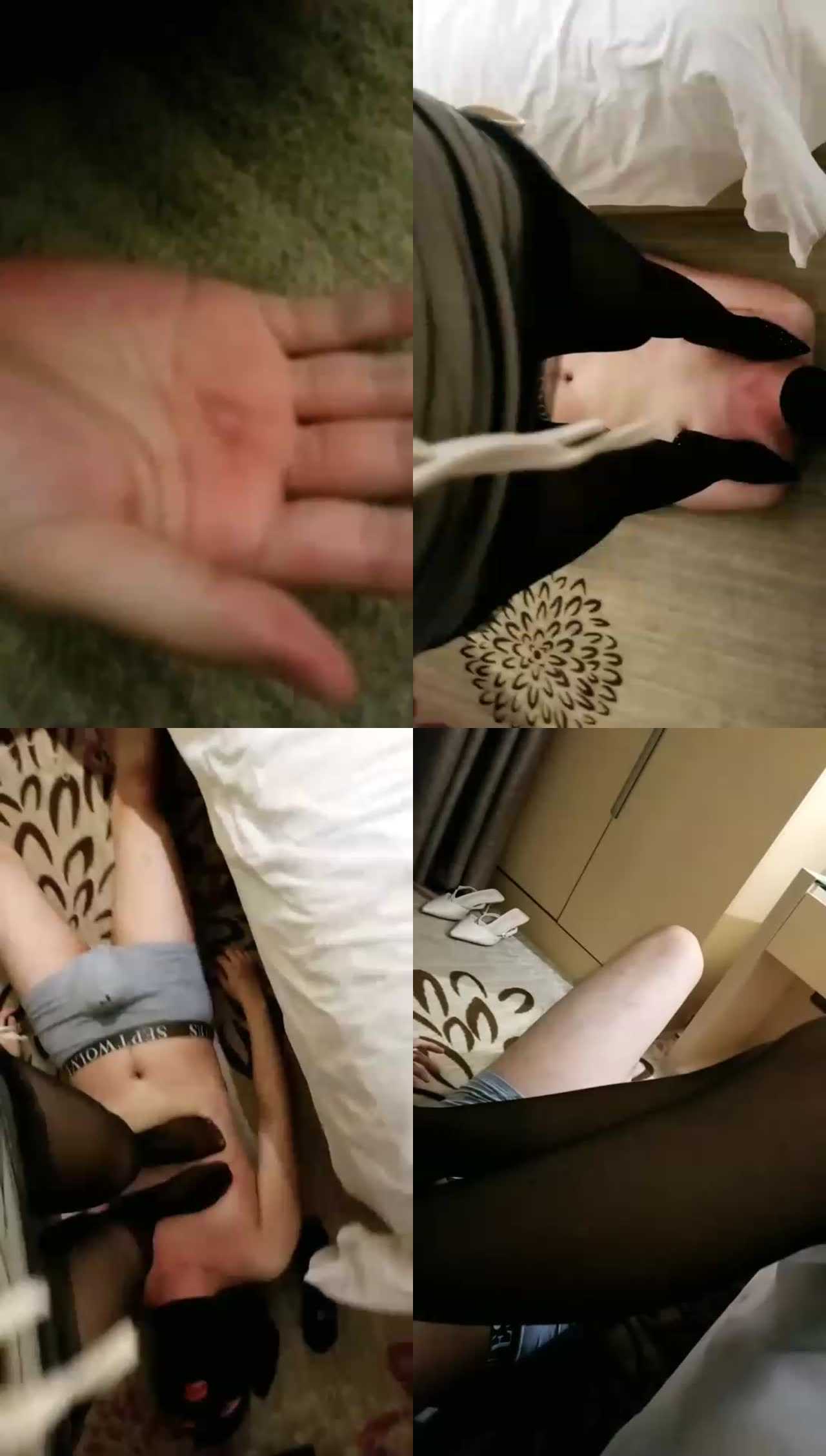 【广州夏芙】黑丝踩踏第二弹