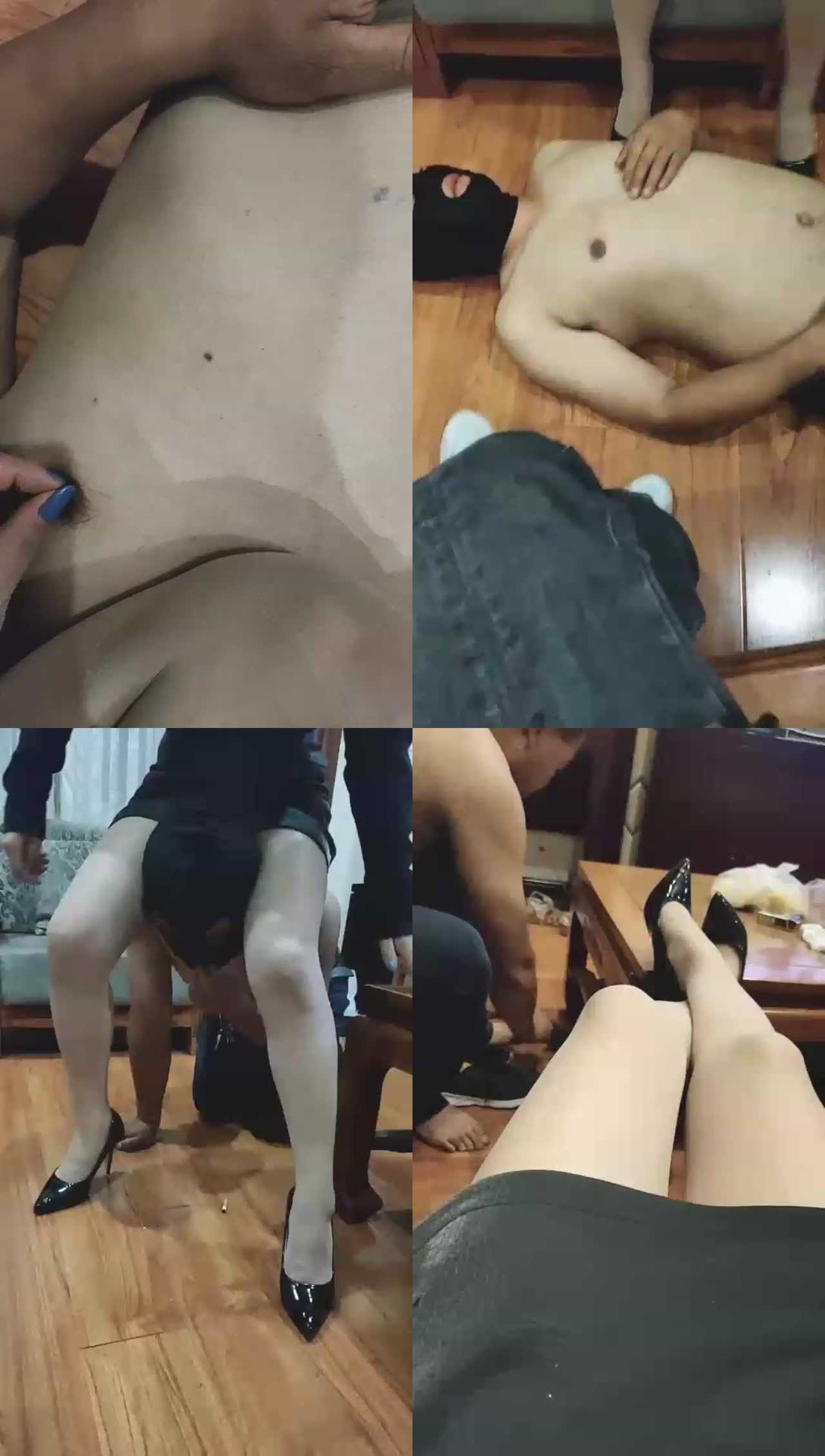 【冰沫S】高跟虐辱乳