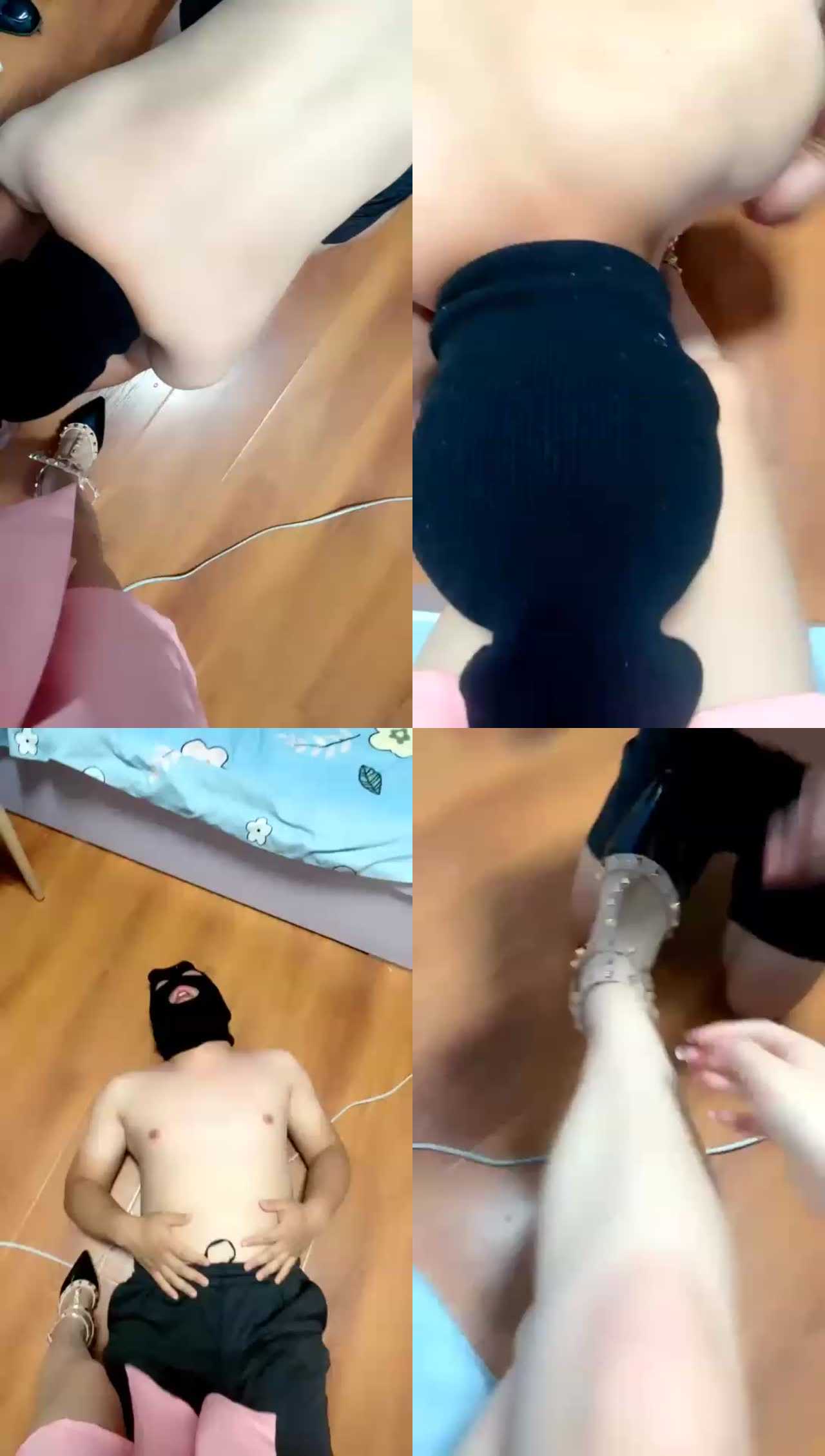 【九九女王】舔脚，虐乳，骑马