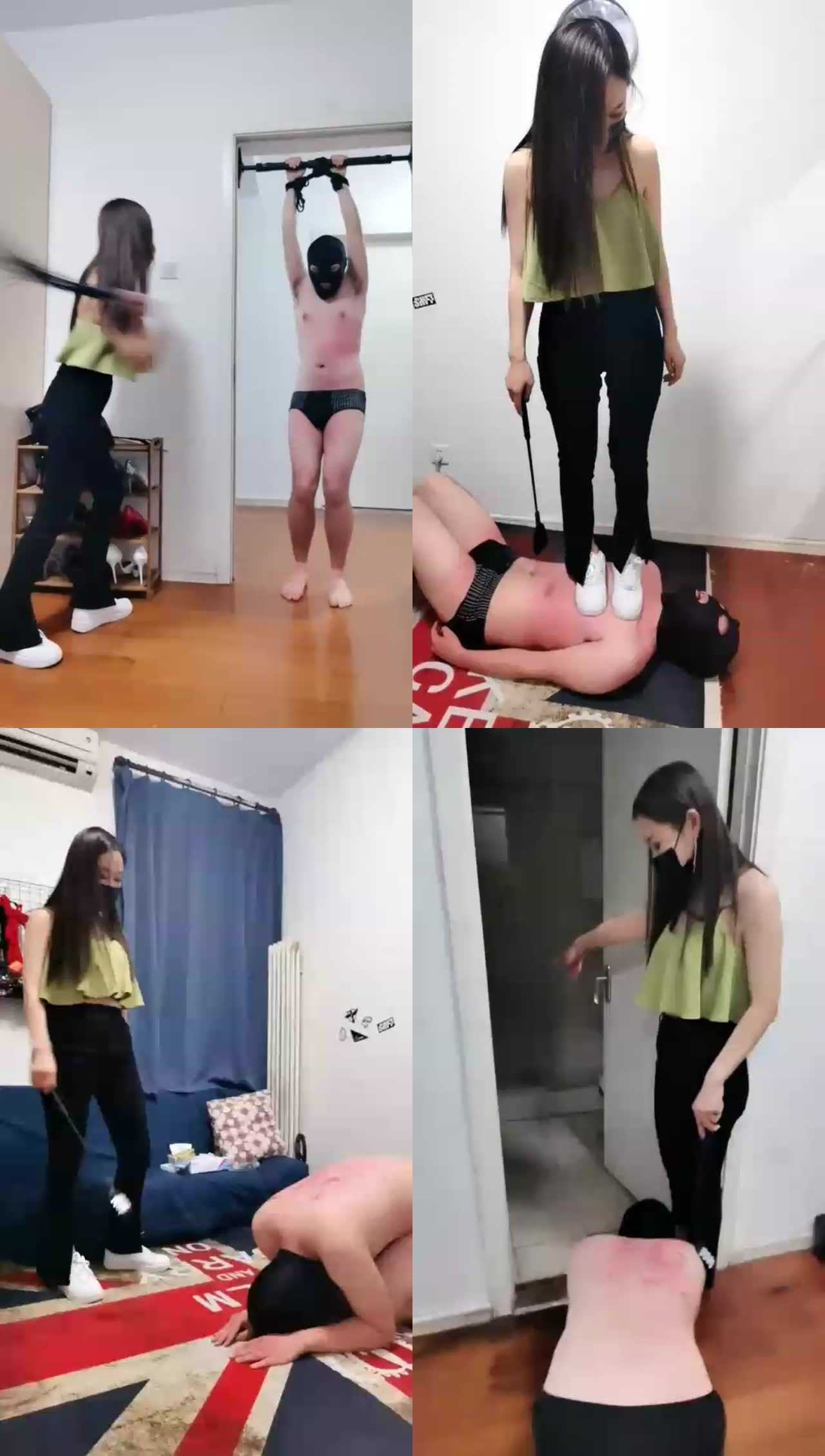 【如澺小主】暴打狗，踢裆，钻胯，鞭子，抽JJ，吃鞋，踩踏踩手